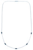 Hematite Liquid Silver Bead Necklace DX117177